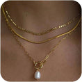 Load image into Gallery viewer, NECKLACE, 18K STAINLESS STEEL TARNISH FREE LAYERED