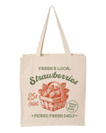 Load image into Gallery viewer, Tote Bag, Fresh Strawberries Everyday