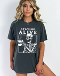Load image into Gallery viewer, T-Shirt, Staying Alive Skeleton