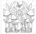Load image into Gallery viewer, Adult Coloring Book, Mushrooms