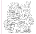 Load image into Gallery viewer, Adult Coloring Book, Mushrooms