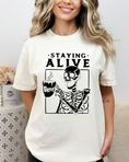 Load image into Gallery viewer, T-Shirt, Staying Alive Skeleton