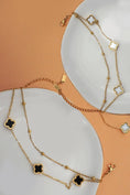 Load image into Gallery viewer, BRACELET, 18K STAINLESS STEEL TARNISH FREE CLOVER