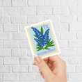 Load image into Gallery viewer, Sticker, Texas Bluebonnet Stamp