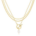 Load image into Gallery viewer, NECKLACE, 18K STAINLESS STEEL TARNISH FREE LAYERED