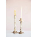 Load image into Gallery viewer, Hand-Carved Mango Wood Taper Holder