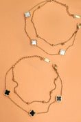 Load image into Gallery viewer, BRACELET, 18K STAINLESS STEEL TARNISH FREE CLOVER