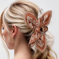 Load image into Gallery viewer, HAIR CLAW CLIPS, PAISLEY BOHO VINTAGE