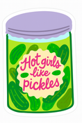 Load image into Gallery viewer, Sticker, Hot Girls Like Pickles