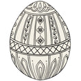 Load image into Gallery viewer, Placemat, Die Cut Coloring Easter Egg