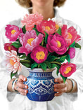 Load image into Gallery viewer, Peony Paradise (8 Pop-up Greeting Cards)