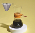 Load image into Gallery viewer, Pour Over Coffee Maker, Stainless Steel Filter