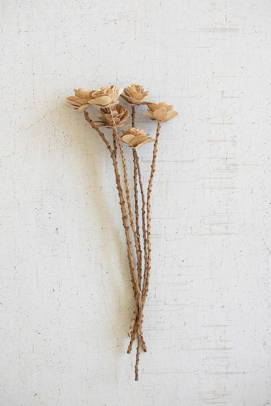 Faux, Wooden Decor Roses