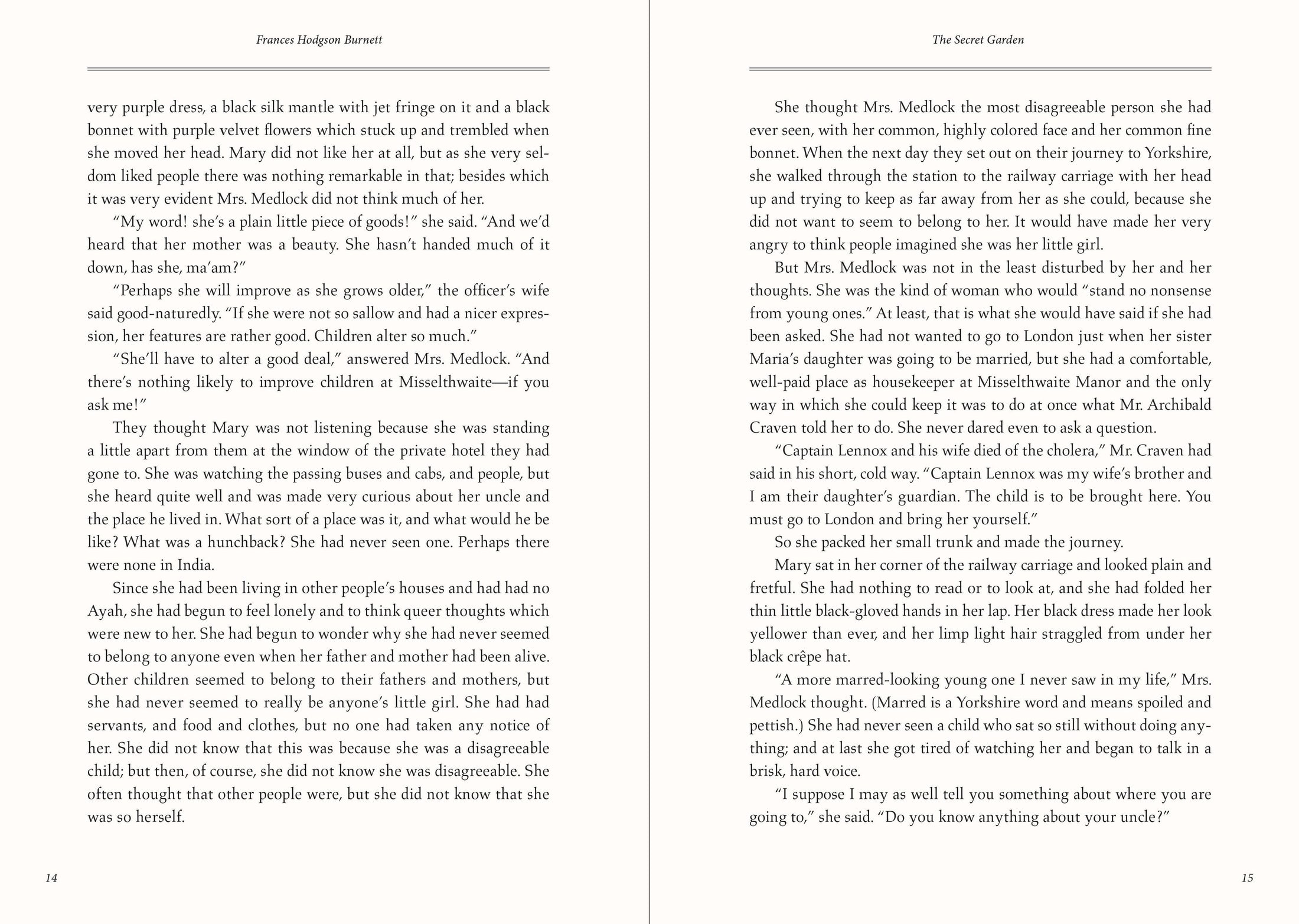 Keepsake Book, The Secret Garden