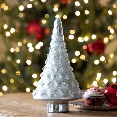Tabletop Fir Tree, Icy Glass