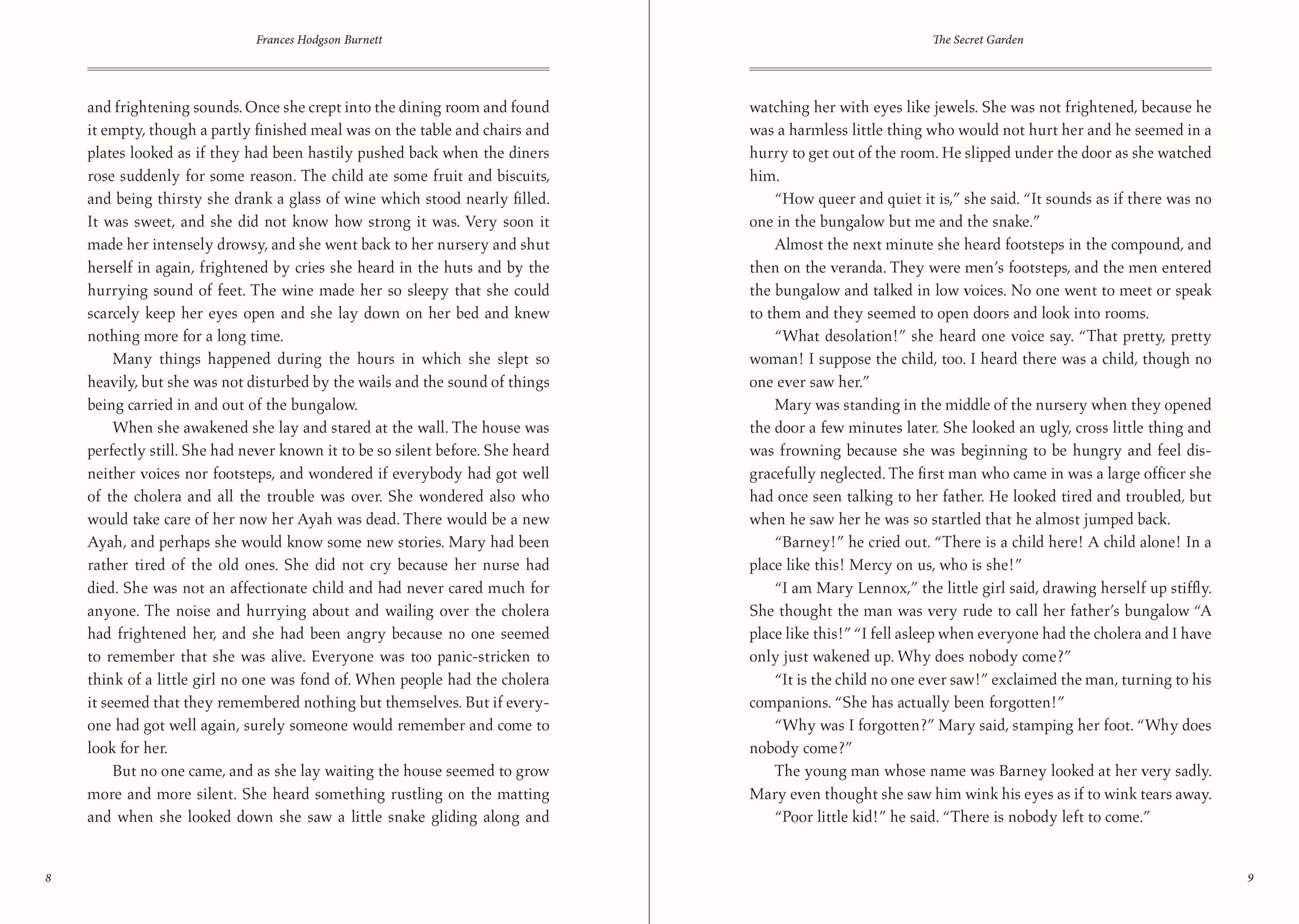 Keepsake Book, The Secret Garden
