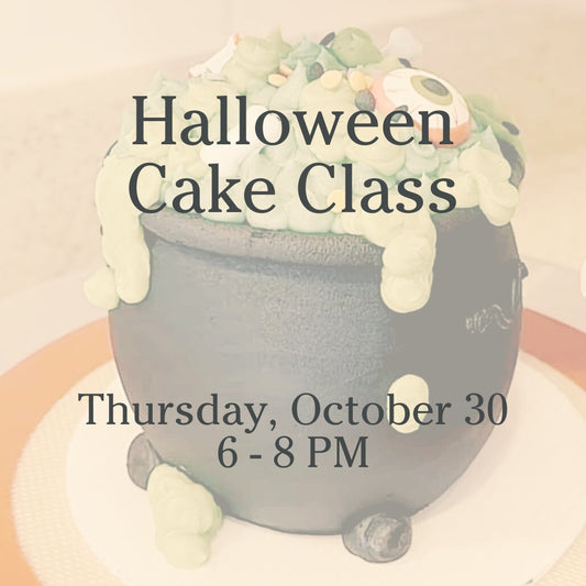 Halloween Cake Class