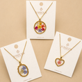 Load image into Gallery viewer, NECKLACE, 18K STAINLESS STEEL TARNISH FREE FLOWER
