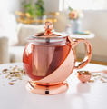 Load image into Gallery viewer, Shelby Teapot & Infuser, Rose Gold
