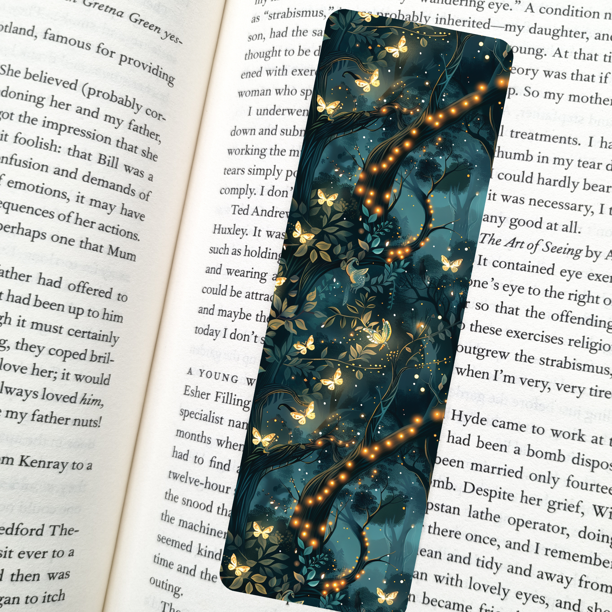 Enchanted Forest | Soft Matte Laminated Bookmark   