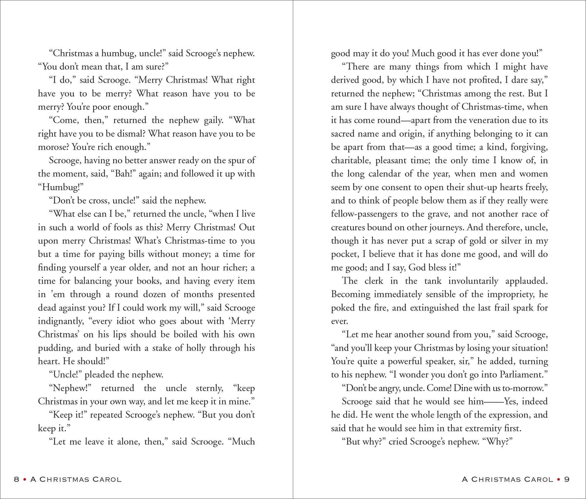 Keepsake Book, A Christmas Carol