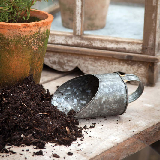 Galvanized Metal Scoop