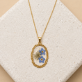 Load image into Gallery viewer, NECKLACE, 18K STAINLESS STEEL TARNISH FREE FLOWER
