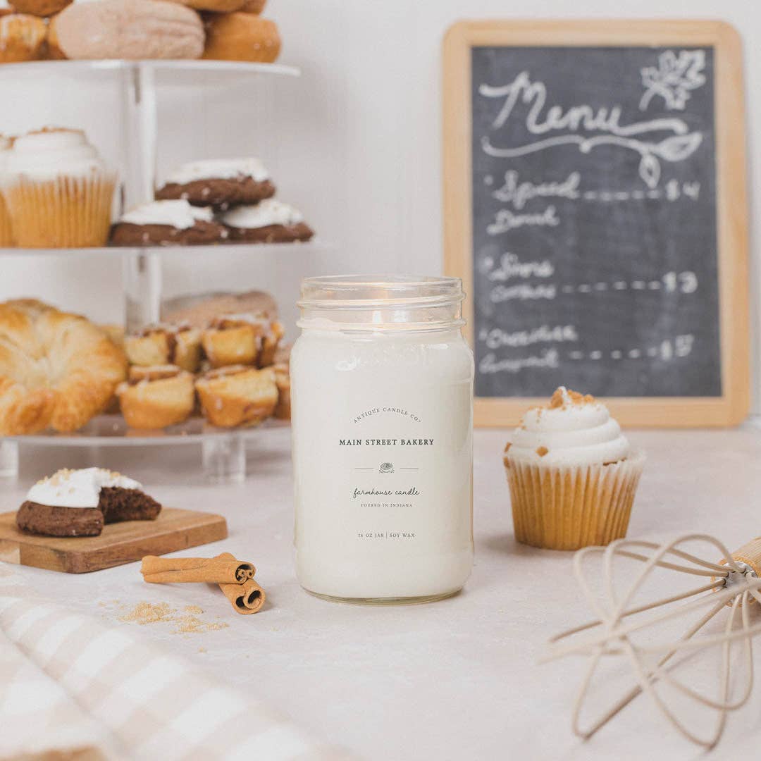Candle, Main Street Bakery