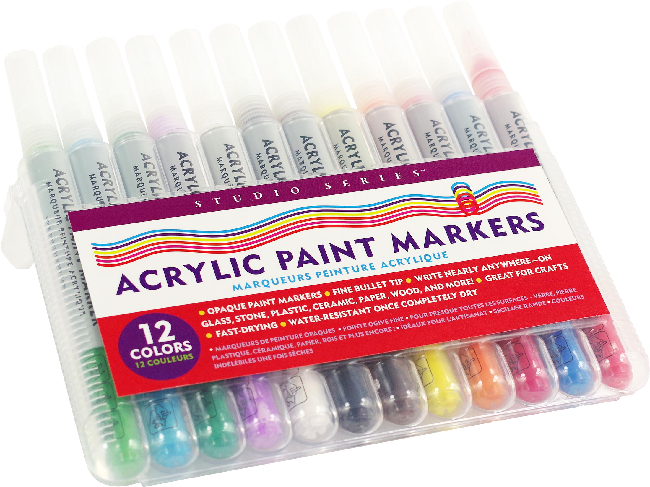 Acrylic Paint Markers (Set of 12)