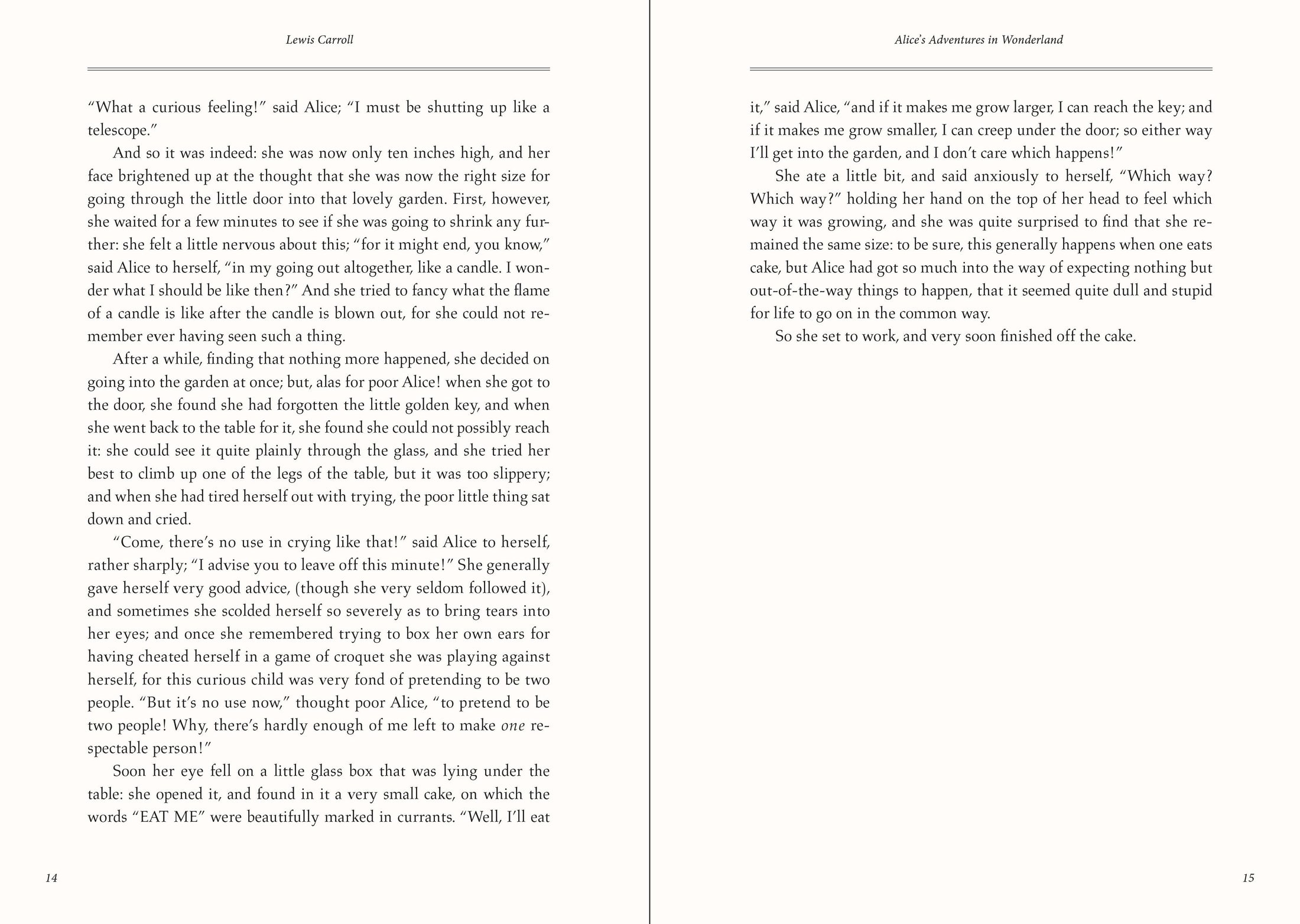 Keepsake Book, Alice's Adventures in Wonderland