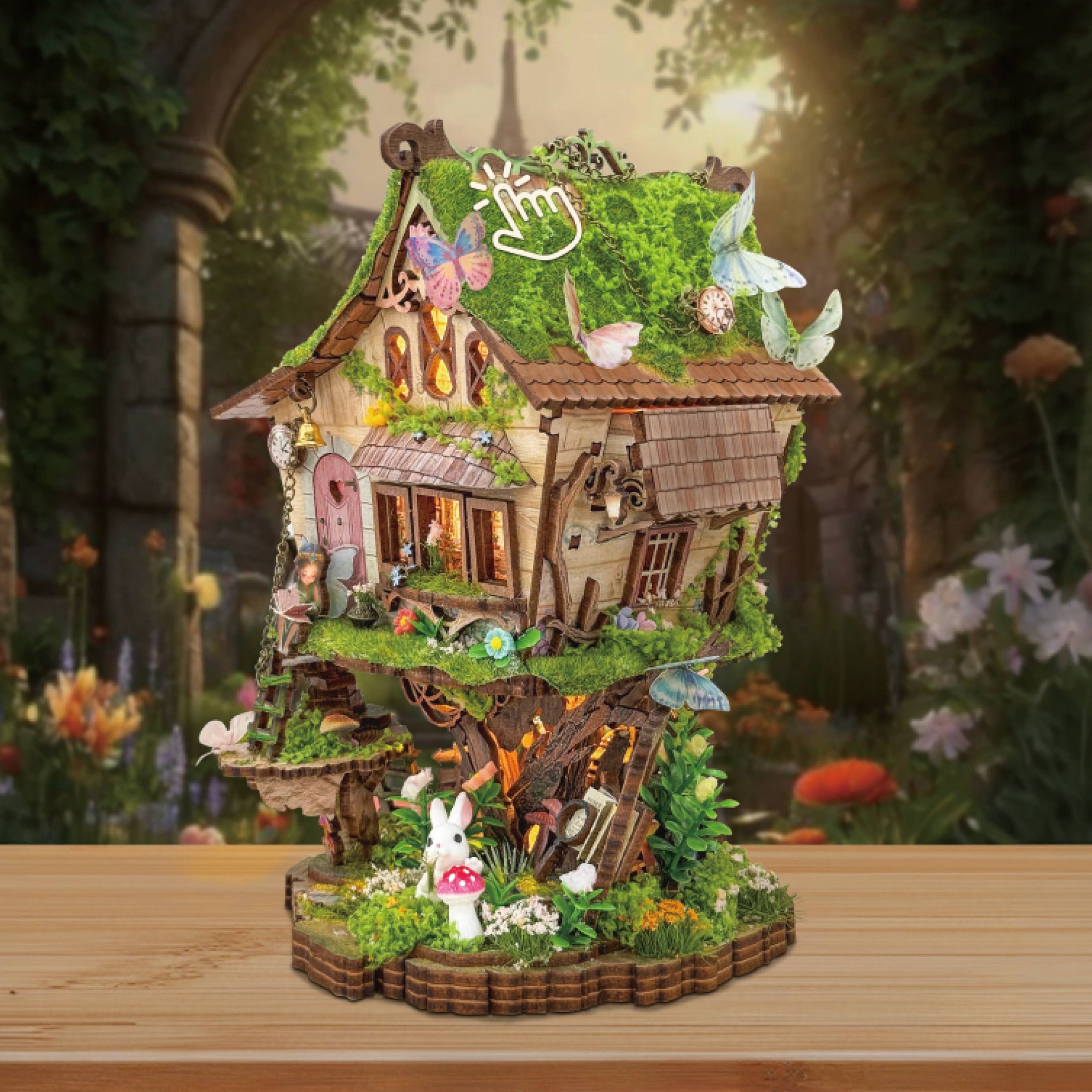 DIY Miniature House Kit: Fairytale Treehouse