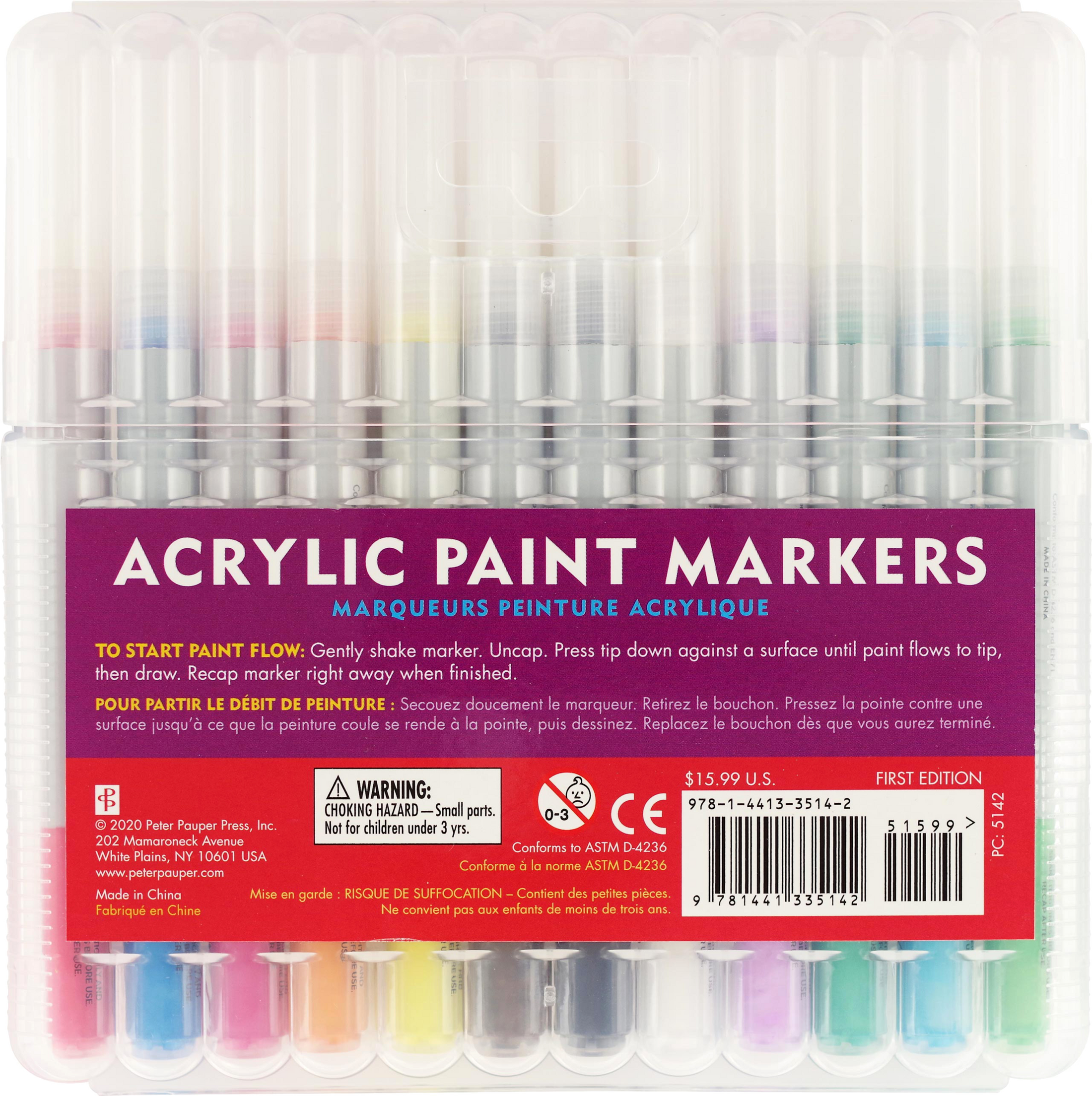 Acrylic Paint Markers (Set of 12)
