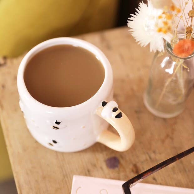 Mug, Textured Bee