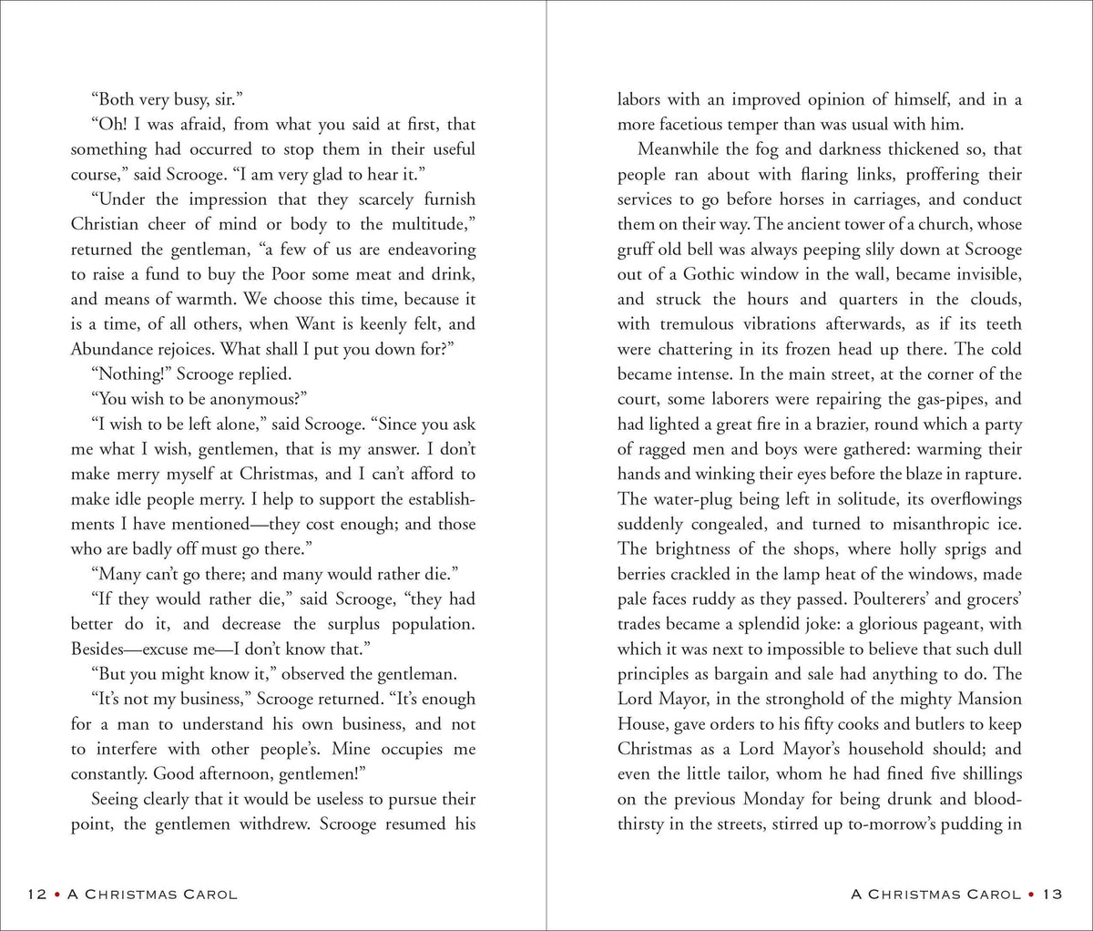 Keepsake Book, A Christmas Carol