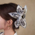Load image into Gallery viewer, HAIR CLAW CLIPS, PAISLEY BOHO VINTAGE
