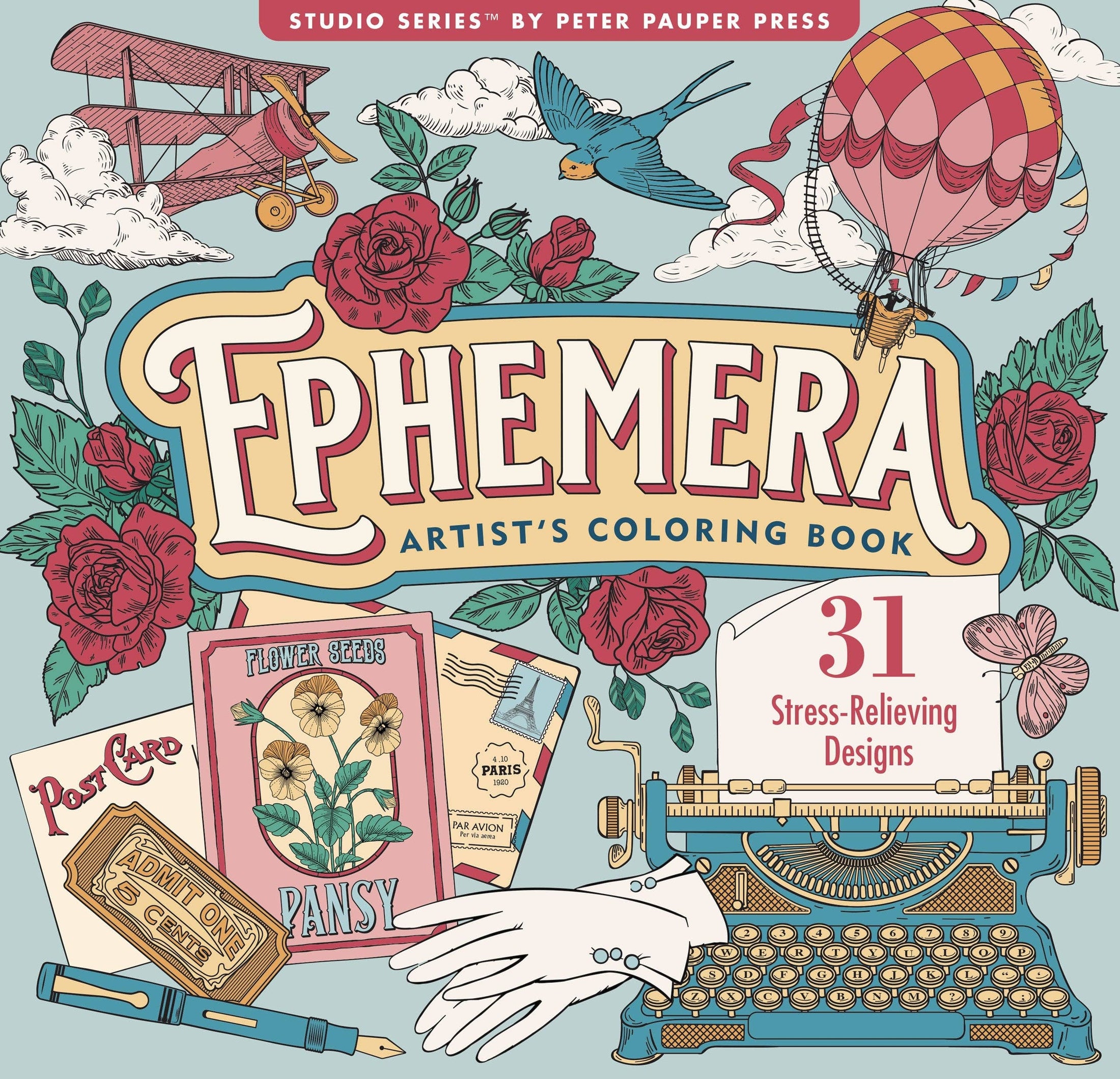 Adult Coloring Book, Ephemera