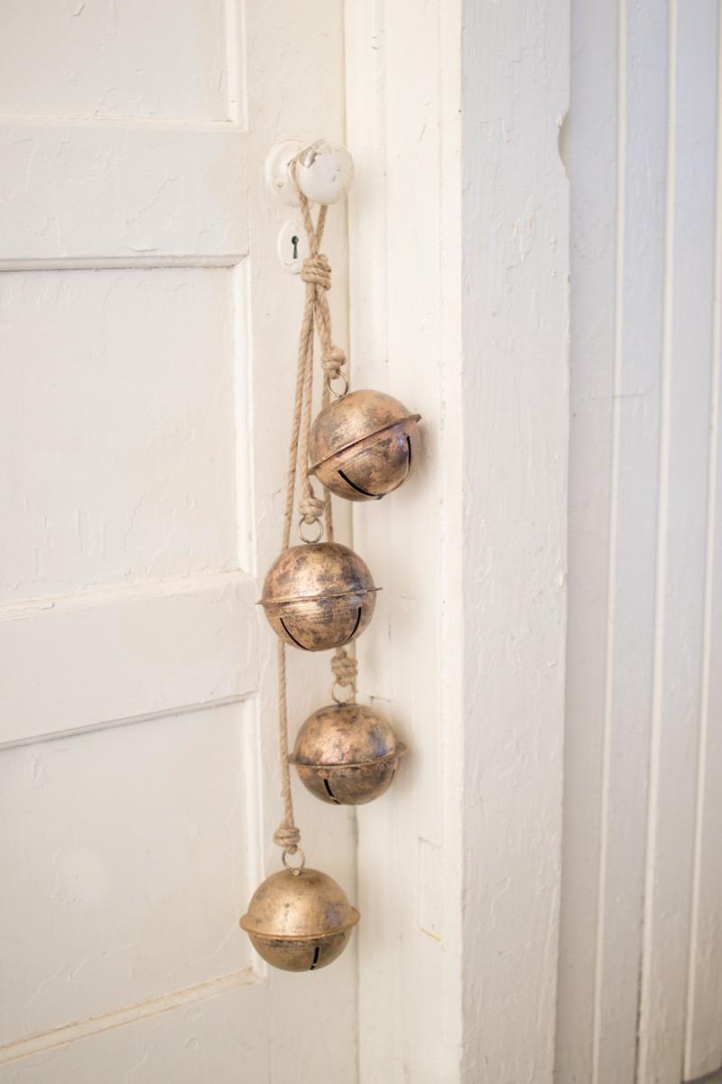 String of Brass Finish Bells – Honey Locust Farms