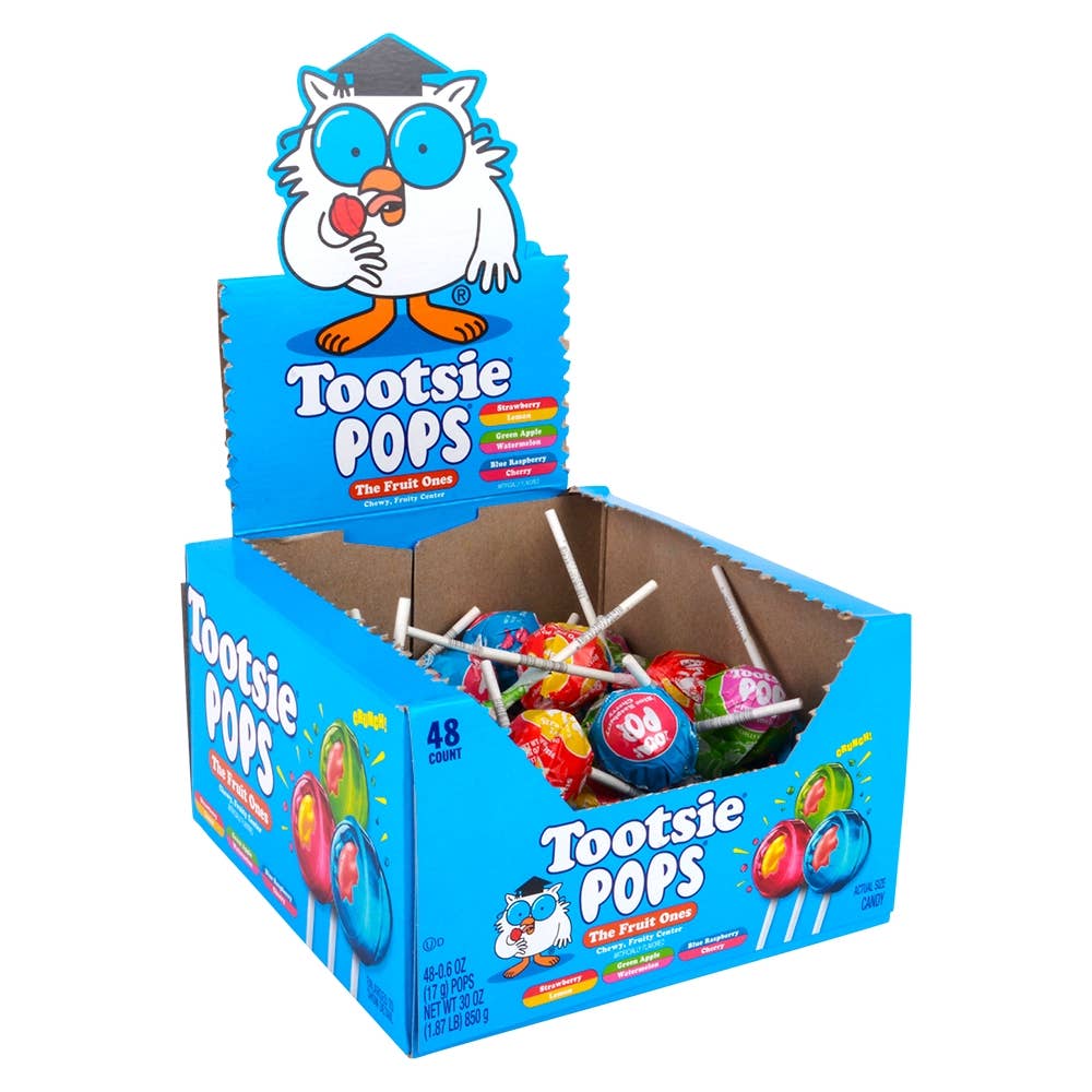 Candy, Tootsie Pop Fruit Ones