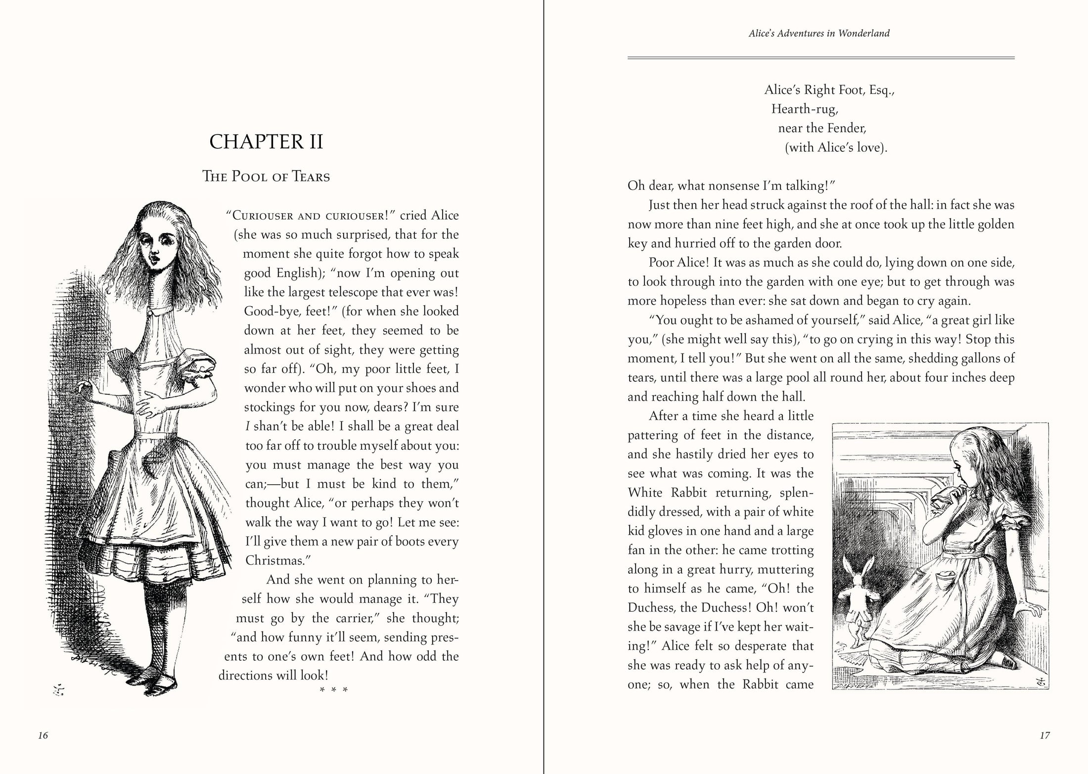 Keepsake Book, Alice's Adventures in Wonderland