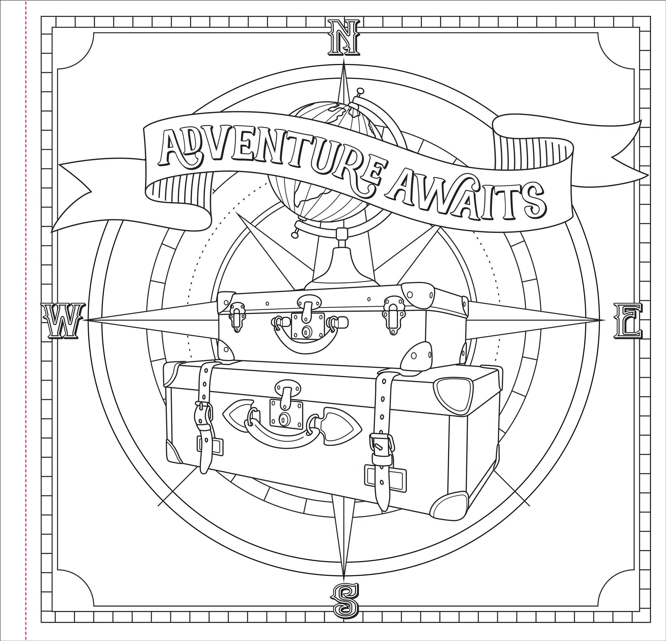Adult Coloring Book, Ephemera