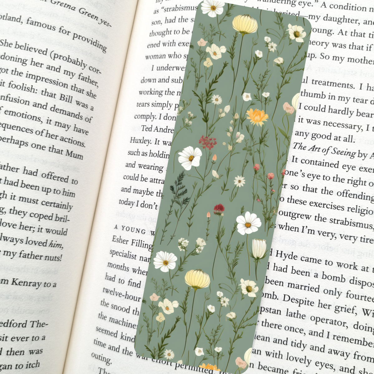 Bookmark, Garden Wildflowers