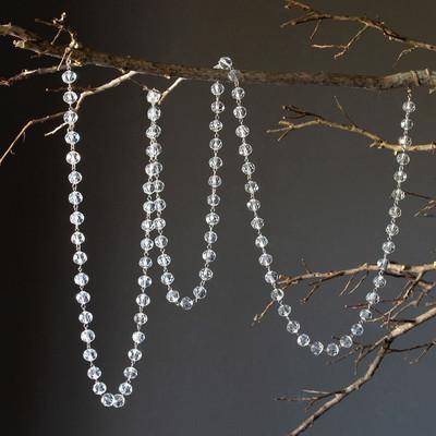 Garland, Faceted Crystal