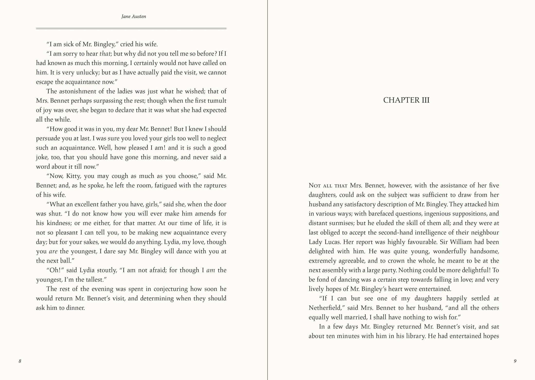 Keepsake Book, Pride and Prejudice