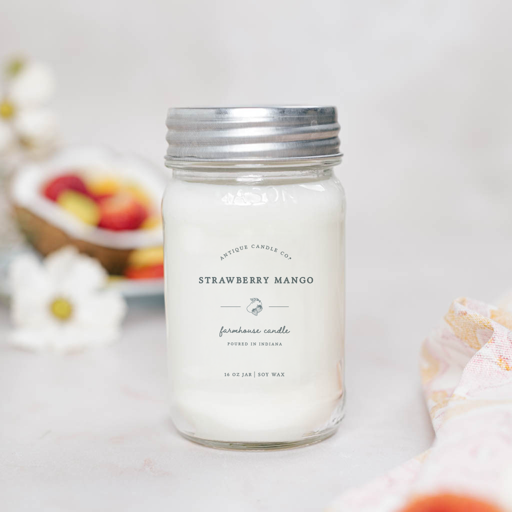 Candle, Strawberry Mango