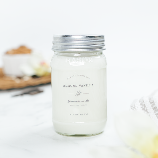 Candle, Almond Vanilla