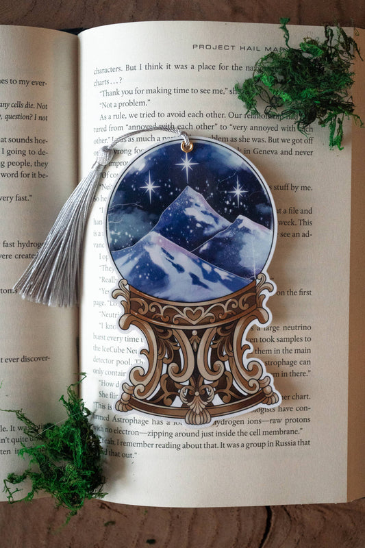 Bookmark, The Dreamer's Starlit Mountains