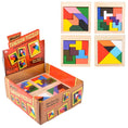 Load image into Gallery viewer, Puzzle, 4" Wooden Tangram
