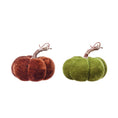 Load image into Gallery viewer, Velvet Pumpkin w/ Resin Stem
