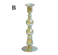 Load image into Gallery viewer, Northern European Style Glass Candle Holder - Pine Green
