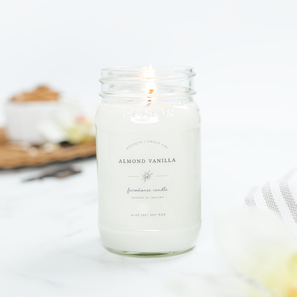 Candle, Almond Vanilla